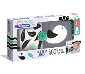 Clementoni Clemmy baby - książeczka dla dzieci czarno-biała / od 0 miesiąca