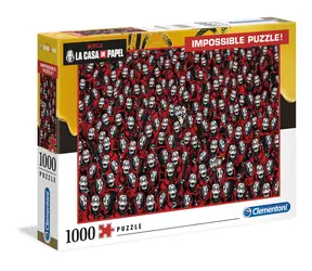 Clementoni PUZZLE Impossible - La Casa de Papel / 1000 sztuk / od 14 lat 
