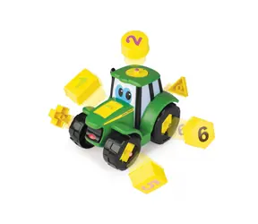John Deere Kids - Ciągnik Johny z numerkami / od 18 miesięcy