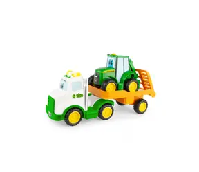 John Deere Kids - Johny Tractor z ciągnikiem / od 18 miesięcy