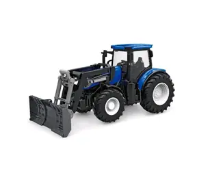 AMEWI 22597 blue / traktor RC z pługiem / 1:24 / wiek: 6+ / pilot / 2,4GHz / 500mAh Li- ION 