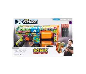 Zuru X-Short Skins Dread Sonic the Hedgehog / Pistolet dziecięcy / 12 strzał / od 8 lat