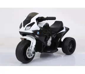 Elektryczny rower trójkołowy Eljet BMW S1000 RR czarny / 25 W / Prędkość: 2-4 km-h / Nośność: 20 kg 