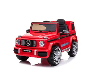 Elektryczny samochód dziecięcy Eljet Mercedes G63 AMG czerwony / 2x30 W / Prędkość: 2,5-5 km-h / Ładowność: 30 kg 