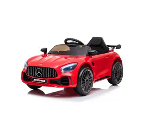 Elektryczny samochód dziecięcy Eljet Mercedes-Benz AMG GT- R czerwony / 2x25 W / Prędkość: 3-5 km-h / Ładowność: 25 kg 