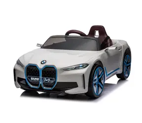 Elektryczny samochód dziecięcy Eljet BMW i4 biały / 50 W / Prędkość: 3-5 km-h / Nośność: 30 kg 