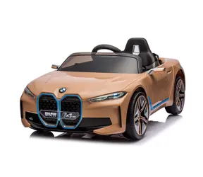 Eljet Samochód elektryczny dla dzieci BMW i4 brązowy / 50 W / Prędkość: 3-5 km-h / Nośność: 30 kg 