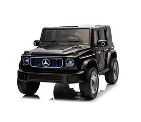 Elektryczny samochód dziecięcy Eljet Mercedes EQG czarny / 2x40 W / Prędkość: 3-5 km-h / Ładowność: 30 kg 