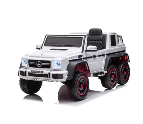 Eljet Samochód elektryczny dla dzieci Mercedes G63 - 6 kół biały / 4x25 W / Prędkość: 3-8 km-h / Nośność: 25 kg 