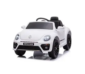 Eljet Samochód elektryczny dla dzieci Volkswagen Beetle biały / 50 W / Prędkość: 2-3 km-h / Ładowność: 30 kg 