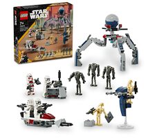 LEGO® Star Wars™ 75372 Zestaw bojowy żołnierza klonów i droida bojowego / Liczba elementów: 215 / od 7 lat