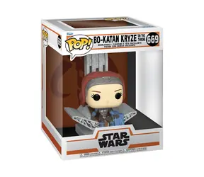 Funko POP DLX: MND S9 - Bo Katan z tronem / od 3 lat