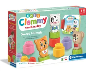 Clementoni Soft Clemmy Słodkie zwierzęta / od 6 miesięcy