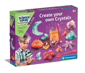 Clementoni Laboratorium dziecięce GALILEO - Produkcja błyszczących kryształów / od 8 lat