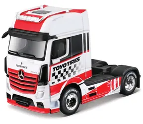 Maisto Custom Rigs- Mercedes-Benz Actros 1851 czerwono-biały / skala 1:64 / od 3 lat