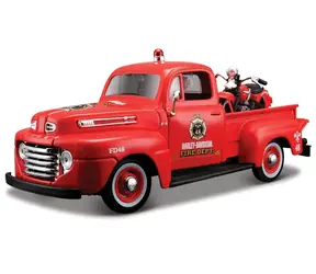 Maisto Harley-Davidson Custom 1948 Ford F-1 Pick UP + 1936 EL Knucklehead / skala 1:24 / od 8 lat