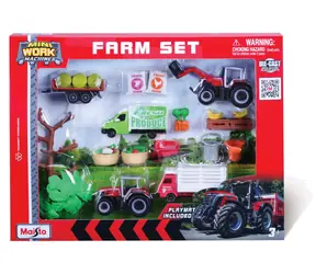 Zestaw Maisto Mega Farma - Massey Ferguson / od 3 lat