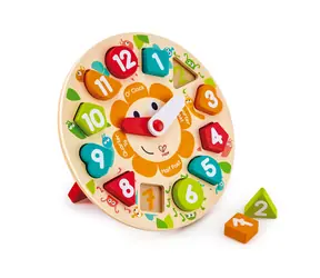 Hape Puzzle zegar dla dzieci / 13 elementów / od 3 lat
