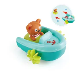 Hape Rozciągliwa łódka z misiem / od 18 miesiąca