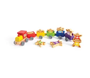 Hape Pociąg z małpami i liczbami / od 1 roku