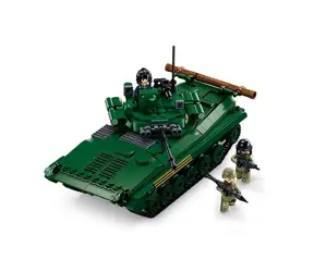 Sluban Model Bricks M38-B1136 Bojowy wóz piechoty BMP / Kompatybilny z Lego / Liczba figurek|sztuk: 3|738 / od 12 lat