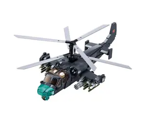 Sluban Model Bricks M38-B1138 Helikopter bojowy KA-52S / Lego - kompatybilny / Ilość figurek|części: 2|913 / od 12 lat