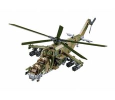 Sluban Model Bricks M38-B1137 Helikopter bojowy MI-24S / Lego - kompatybilny / Ilość figurek|części: 3|893 / od 12 lat