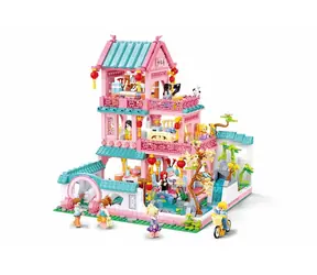Sluban Girls Dream M38-B1117 Chińska willa 1 / Lego - kompatybilna / Liczba figurek|sztuk: 10|1210 / od 6 lat