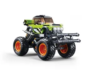 Sluban Power Bricks M38-B1158 Kręty samochód Bigfoot Green BKI / Lego - kompatybilny / Liczba figurek|sztuk: 1|264 