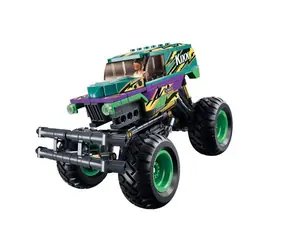 Sluban Power Bricks M38-B1161 Bigfoot Speed Kixx Wind Up Car / Lego - kompatybilny / Liczba figurek|sztuk: 1|252 