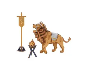 Drewniane puzzle Robotime 3D Warior Lion / od 8 lat / 106 elementów / Poziom trudności: łatwy