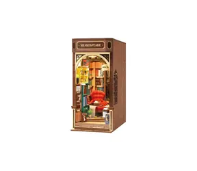 Robotime 3D Bookend miniaturowy domek Księgarnia / od 14 lat / 194 sztuki / Poziom trudności: średni