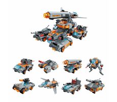 Zestaw QMAN Thunderbolt Chariot 41102D 8w1 / Zestaw konstrukcyjny / 699 sztuk / od 6 lat