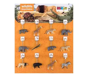 Breloki Mojo Animal Planet - zwierzęta z zoo 72 szt. / od 3 lat