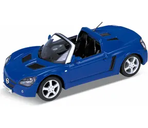 Welly Opel Speedster model niebieski / 1:34 / od 3 lat