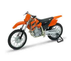 Welly Motorcycle KTM 450SX Racing pomarańczowy / 1:18 / od 3 lat