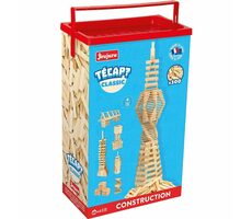 Jeujura Drewniany zestaw konstrukcyjny Técap Classic 300 części / od 4 lat