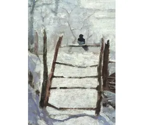 Pudełko Galison Claude Monet Magpie 20 pocztówek