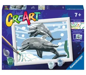 Ravensburger CreArt Wesołe Delfiny / od 7 lat