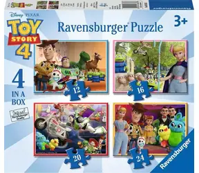 Ravensburger Disney Pixar: Toy Story 4 4 w 1 - 12+16+20+24 elementy / od 3 lat