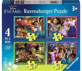Ravensburger Disney: Encanto 4 w 1 / 12+16+20+24 sztuki / od 3 lat