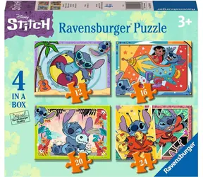 Ravensburger Disney: Ścieg 4 w 1 - 12+16+20+24 sztuki / od 3 lat
