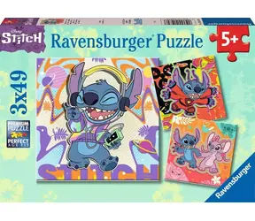 Ravensburger Disney: Ścieg - 3x49 sztuk / od 5 lat
