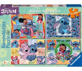 Ravensburger Disney: Ścieg - 4x100 sztuk / od 5 lat