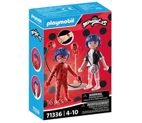 Playmobil® Miraculous 71336 Biedronka i Czarny Kot: Marinette i Biedronka / Liczba sztuk: 16 / od 4 lat
