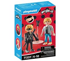 Playmobil® Miraculous 71337 Biedronka i Czarny Kot: Adrien i Czarny Kot / Liczba sztuk: 11 / od 4 lat
