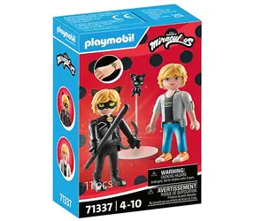 Playmobil® Miraculous 71337 Biedronka i Czarny Kot: Adrien i Czarny Kot / Liczba sztuk: 11 / od 4 lat