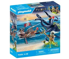 Playmobil® Piraci 71419 Walka z wielką ośmiornicą / Ilość elementów: 44 / od 4 lat