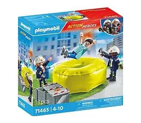 Playmobil® Action Heroes 71465 Strażacy z poduszką powietrzną / Ilość elementów: 13 / od 4 lat