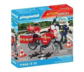 Playmobil® Action Heroes 71466 Wóz strażacki na miejscu wypadku / Ilość części: 21 / od 4 lat